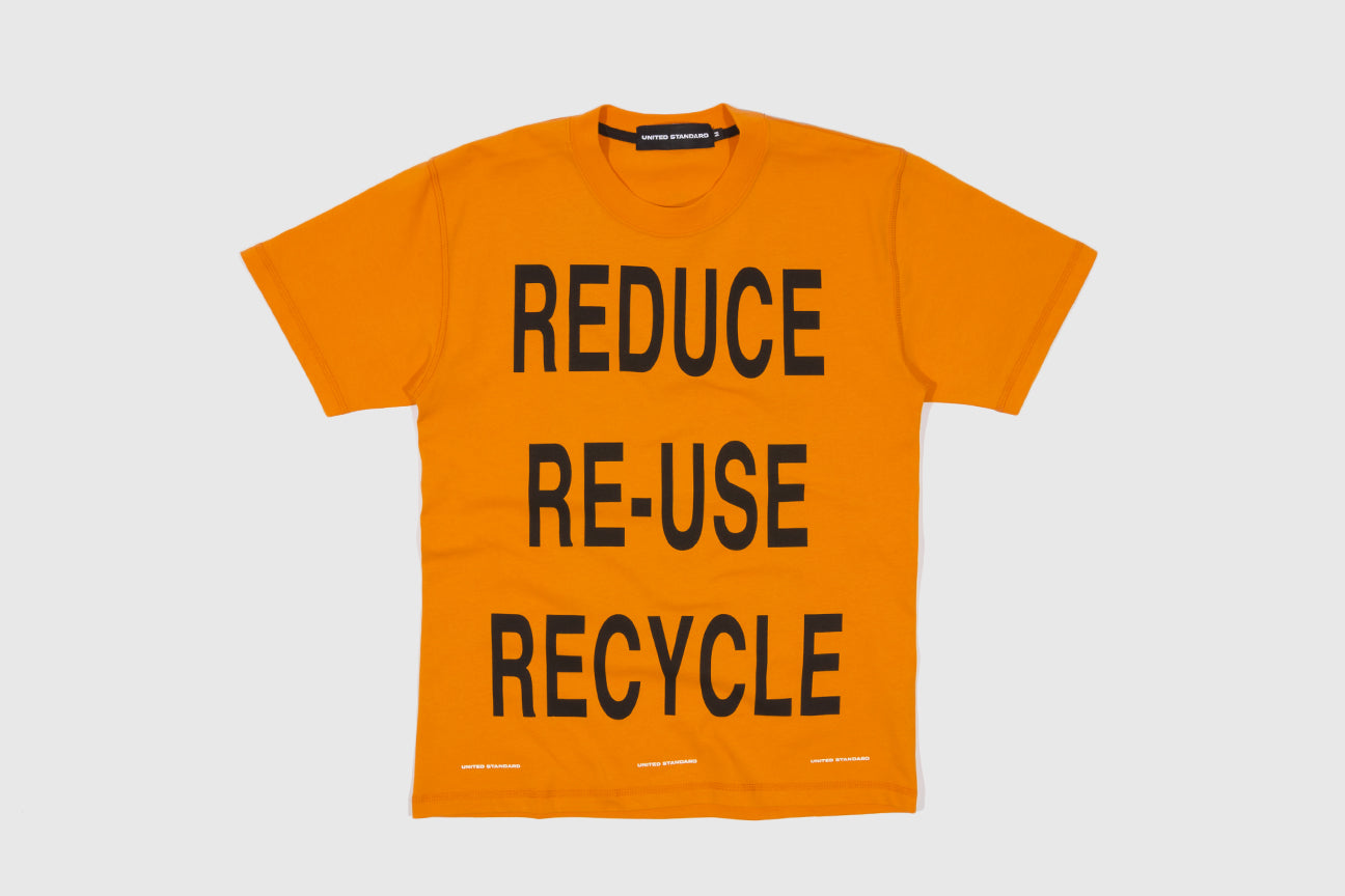 UNITED STANDARD X VIRGIL ABLOH Recycled Cotton Short Sleeve T-Shirt - Eco-Friendly Streetwear for Men | Casual Wear & Summer Outfits