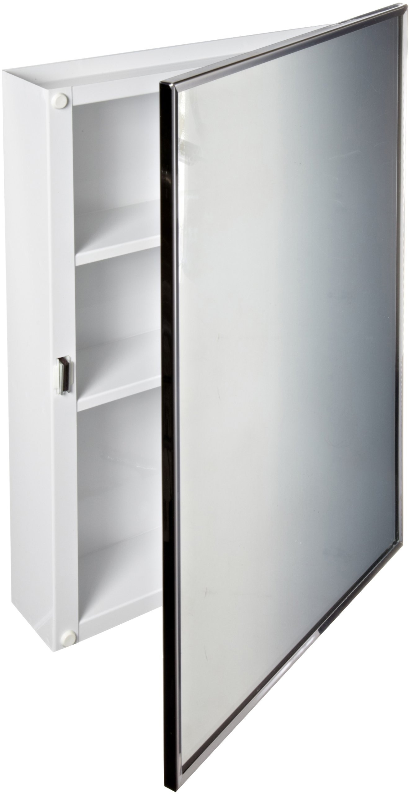 Bobrick 297 Steel Surface-Mounted Medicine Cabinet - White Enamel Finish, 3-3/4