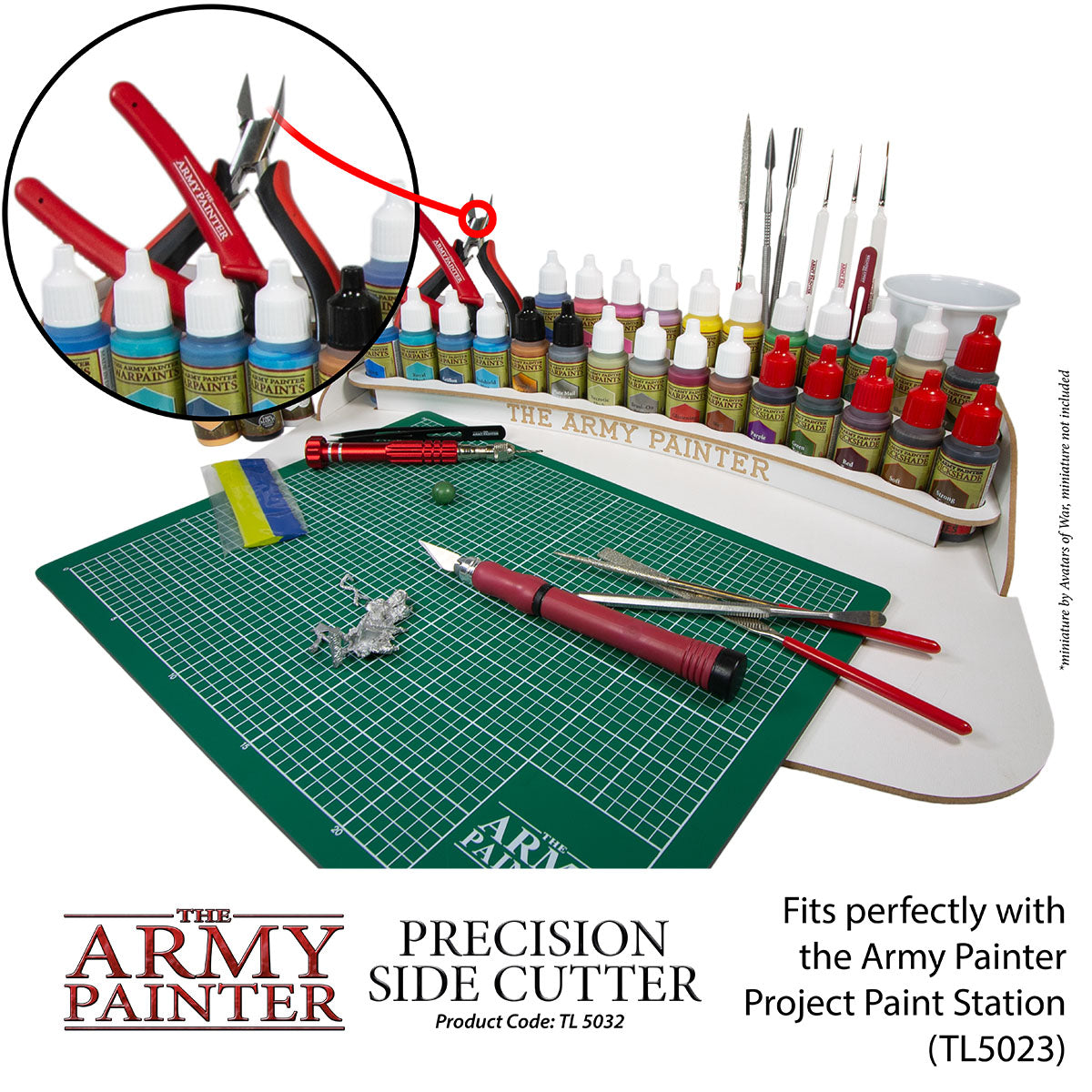 Precision Side Cutter - Professional Wire Cutting Pliers for Electronics, Jewelry & DIY Projects | High-Quality Flush Cutters for Clean Cuts | Perfect for Crafting, Model Building & Electrical Work
