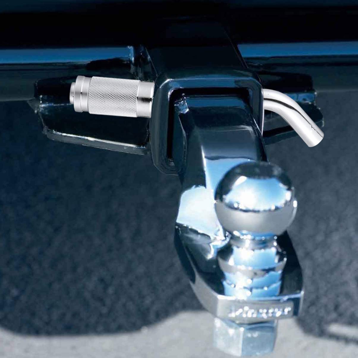 Garneck Heavy Duty Trailer Lock - High Security Iron Car Lock for Travel & Transport - Perfect for Trailers, RVs, Boats, and Storage Security