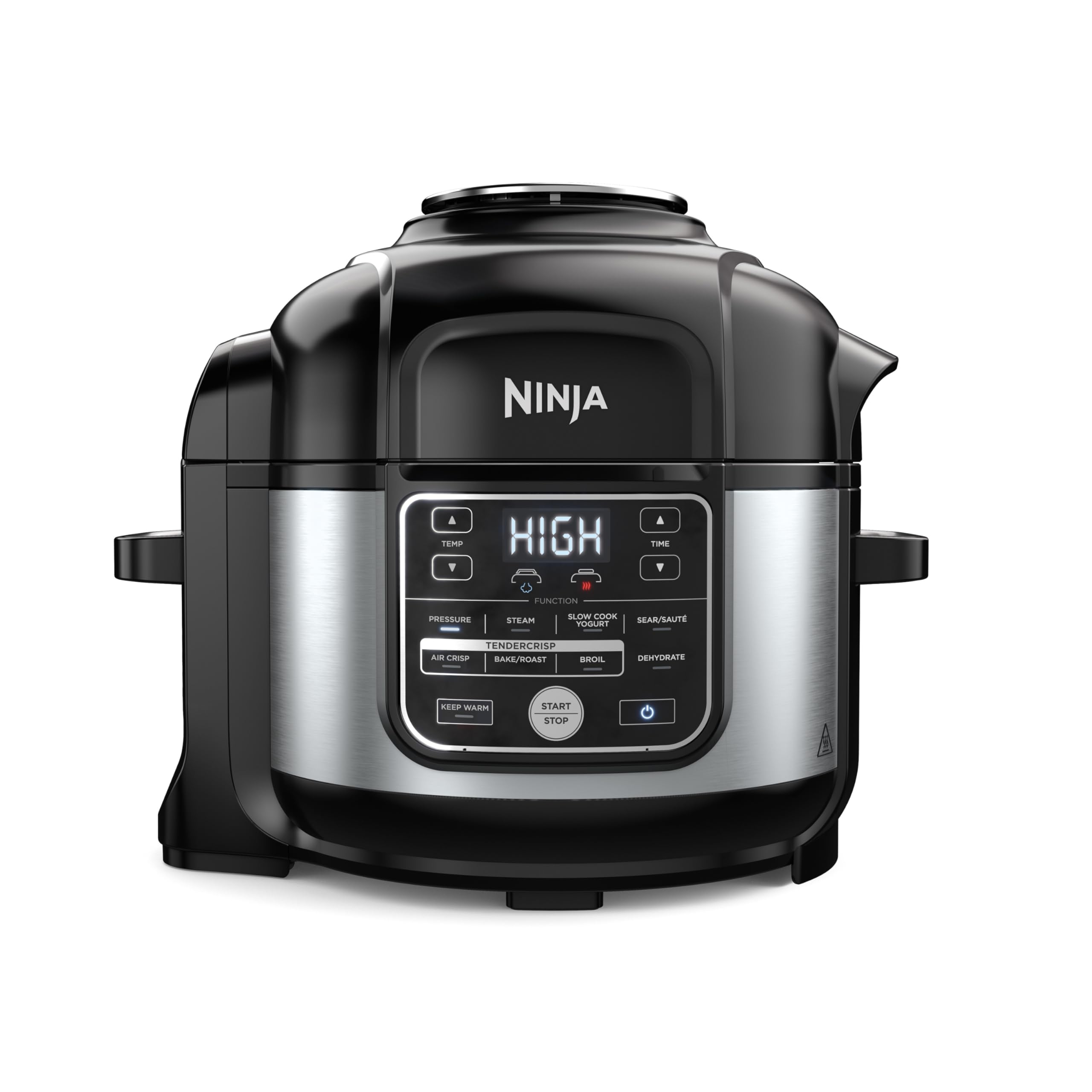 Ninja Foodi 10-in-1 6.5-Quart Pro Pressure Cooker & Air Fryer Multicooker with Stainless Steel Finish (OS300) - Perfect for Fast Cooking, Crispy Frying & Healthy Meals at Home