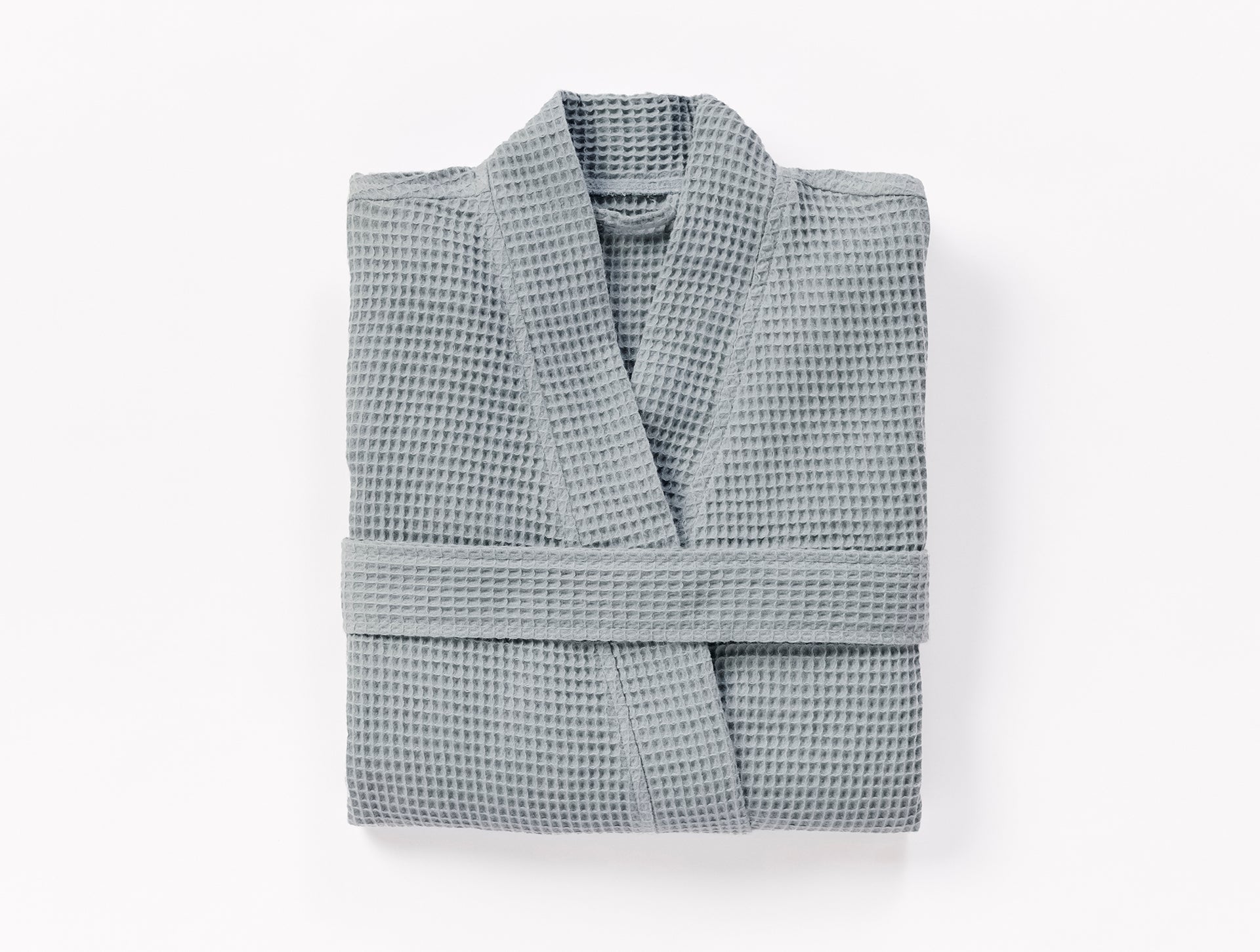 Premium Unisex Organic Cotton Waffle Weave Robe - Soft & Breathable Bathrobe for Spa, Lounge & Relaxation at Home