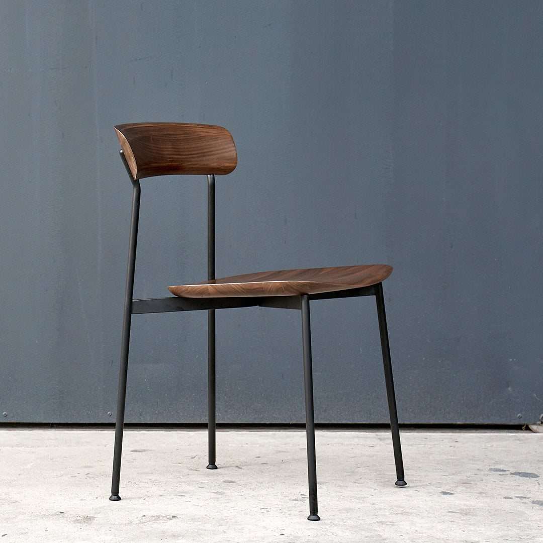 Crawford Modern Dining Chair - Upholstered Fabric Seat, Sturdy Wooden Legs - Perfect for Kitchen, Dining Room, Breakfast Nook & Home Office - Comfortable & Stylish Seating Solution