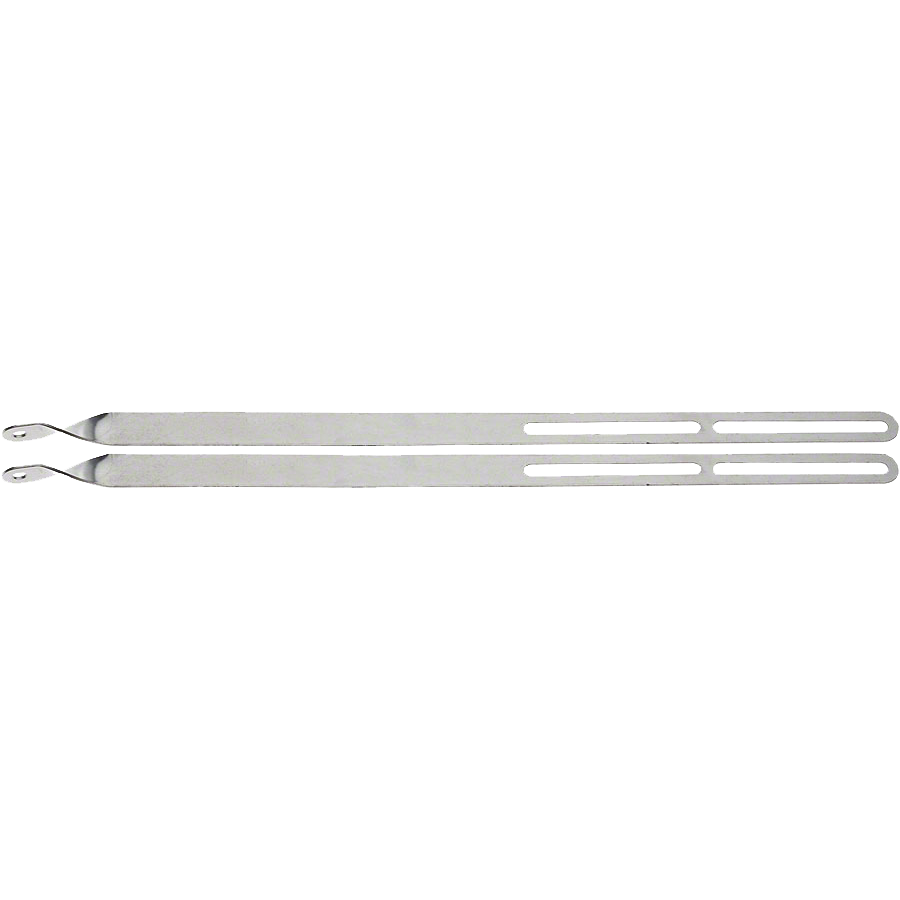 16 Inch Stainless Steel Rack Extenders - Heavy Duty Kitchen Shelf Expanders for Pantry, Cabinet & Closet Organization (Set of 4)