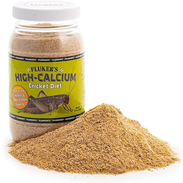 Fluker's High Calcium Cricket Diet - Premium Cricket Food for Reptiles, Amphibians & Birds - Ideal for Gut Loading & Enhancing Pet Nutrition