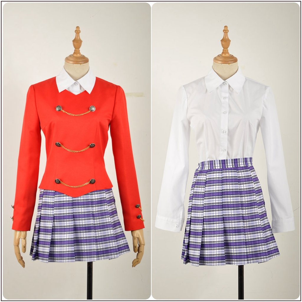 Yejue Heathers The Musical Costume - Veronica Sawyer Stage School Dress for Cosplay, Theater Performances & Halloween