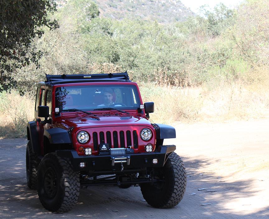 2007-2018 Jeep Wrangler JK A-Pillar Light Mounting Bracket Kit - Off-Road LED Light Bar Accessories for Jeep JK Wrangler (2007-2018) - Perfect for Off-Roading, Overlanding & Night Driving Adventures