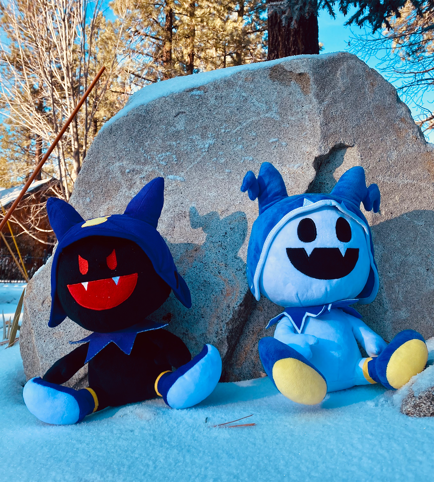 Persona Jack & Black Frost Plush Doll - Cute Anime Character Stuffed Toy for Collectors & Gamers | Perfect Gift for Persona Fans, Bedroom Decor & Cosplay Props