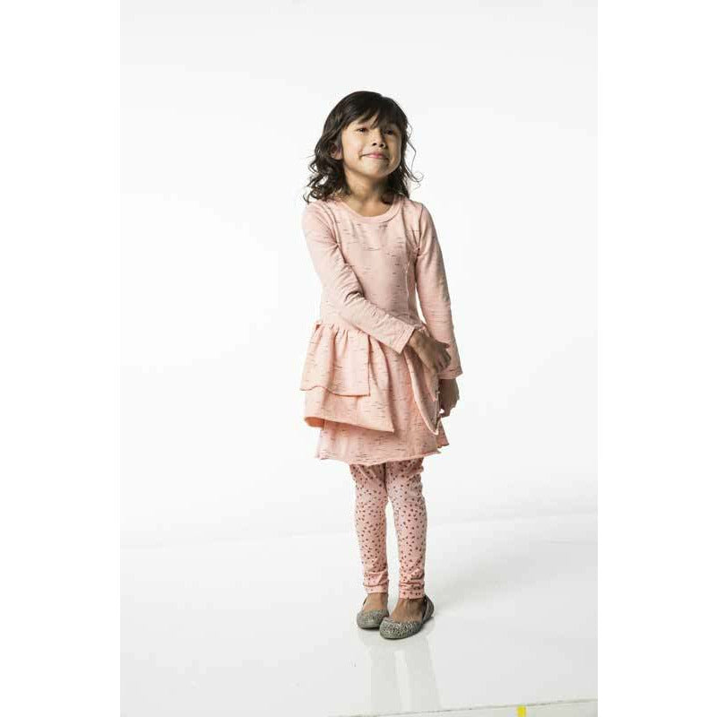 Luella Bustle Dress - Elegant Pink Floral Midi Dress for Women | Perfect for Weddings, Parties & Special Occasions