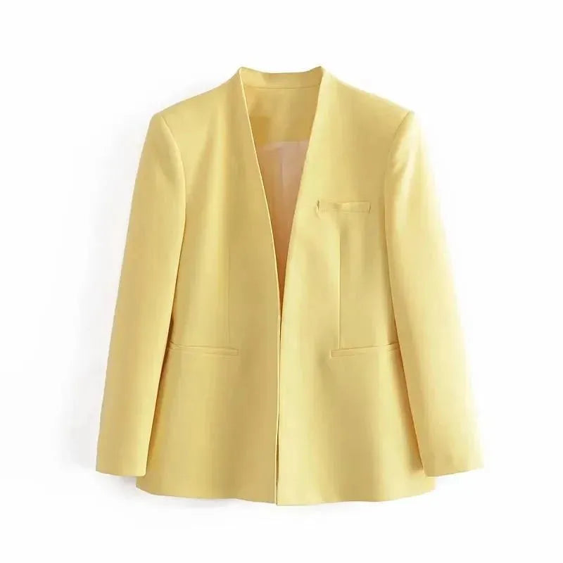 Empowering Women's Pantsuit - Professional Blazer & Pants Set for Office, Business Meetings & Career Success | Plus Size Options Available