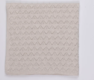 KIPP Chunky Pointelle Knit Blanket - Oversized Soft & Cozy Throw for Bed, Couch, or Sofa - Perfect for Winter, Gifts, and Home Decor