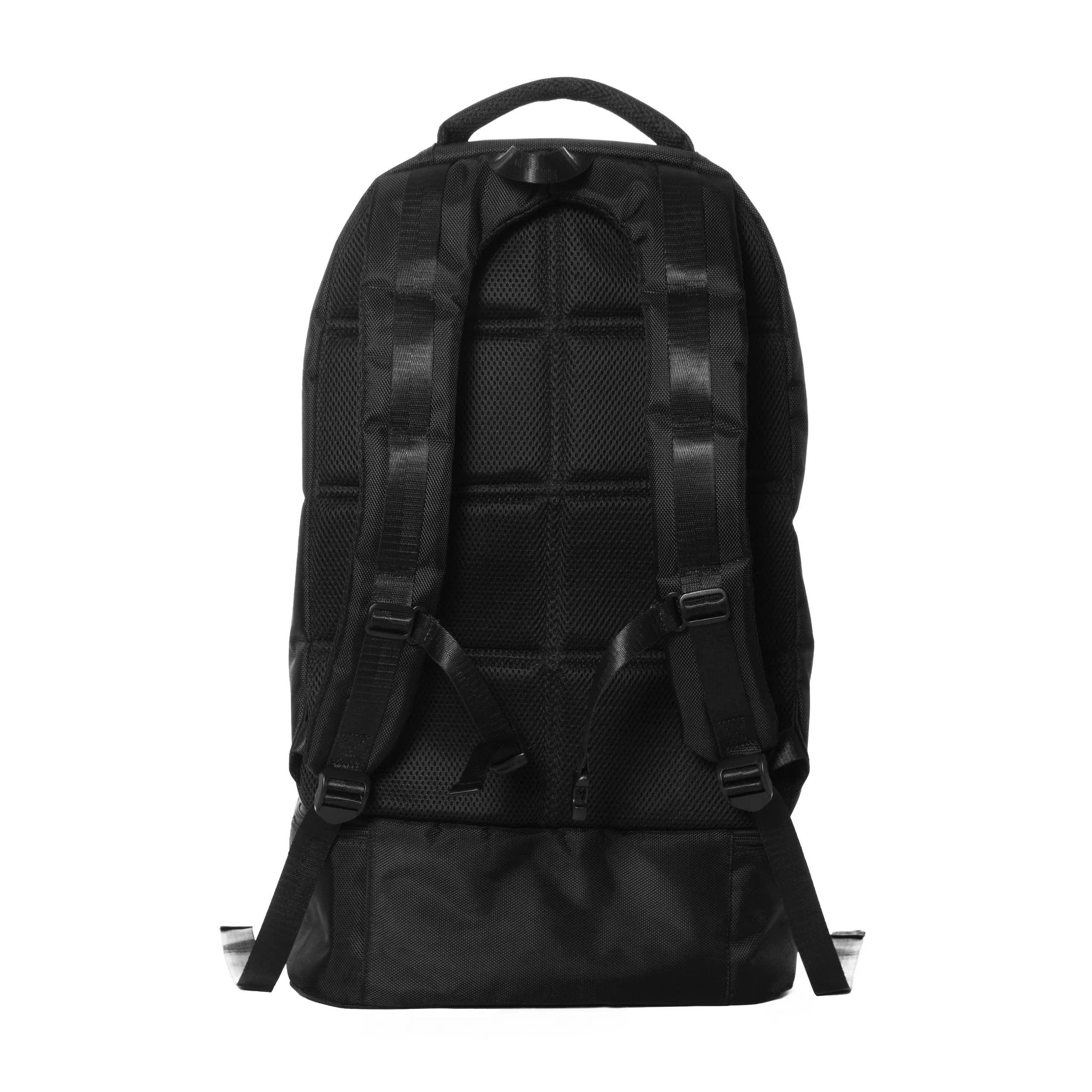 Premium Multi-Functional Sneaker Backpack for Travel - Convertible Laptop & Shoe Carry-On Luggage Bag for Men & Women (Black) - Perfect for Business Trips, Gym & Airplane Carry-On
