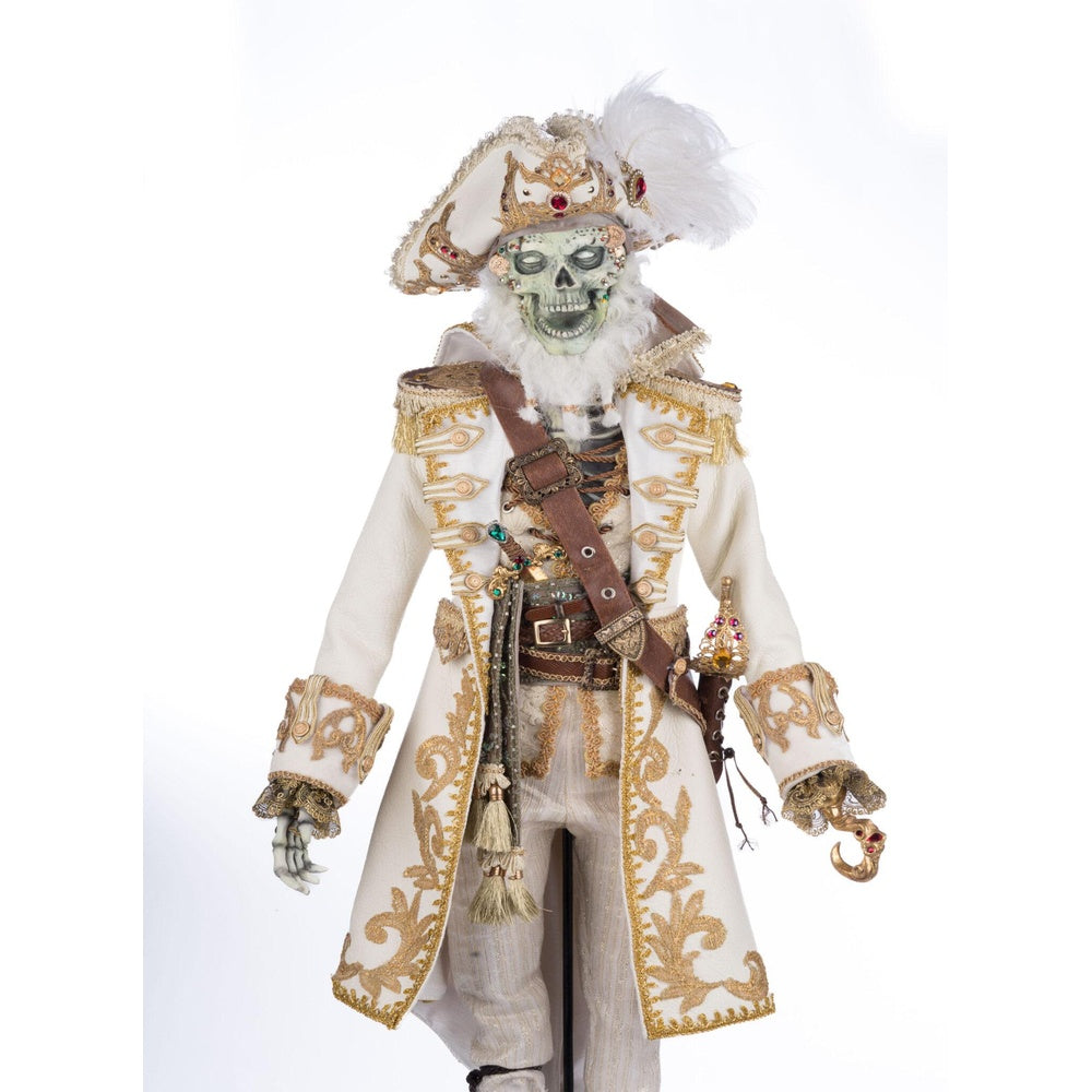 Captain Skully Swashbuckler Pirate Costume by Katherine's Collection - Perfect for Halloween, Cosplay & Pirate Themed Parties