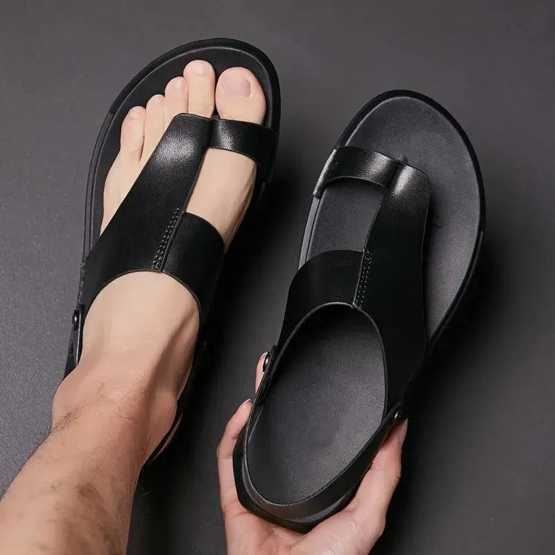 Comfortable & Stylish Leather Sandals for Women - Breathable & Lightweight Summer Footwear - Perfect for Beach, Travel & Casual Outings