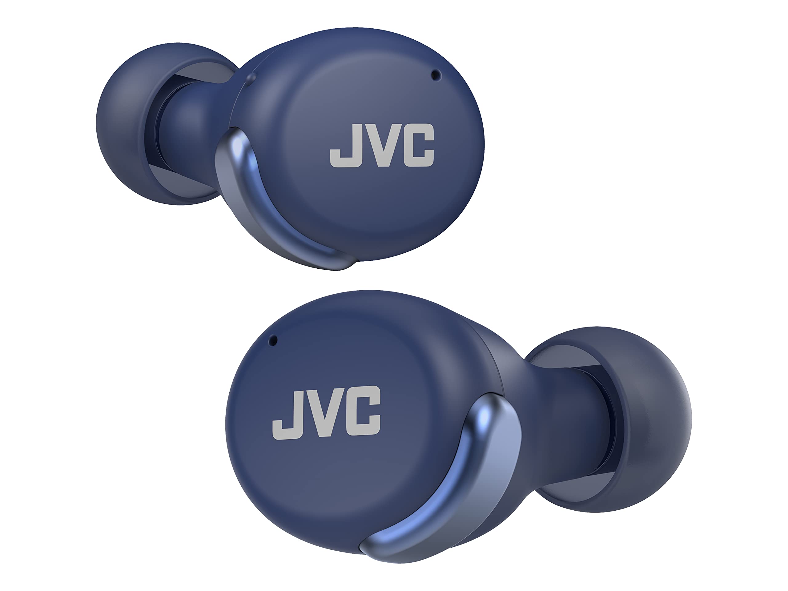 JVC HAA30TA True Wireless Earbuds with Active Noise Cancellation, Bluetooth 5.2, 21H Battery Life - Low Latency Gaming Mode, Perfect for Workouts, Commuting & Travel (Blue)