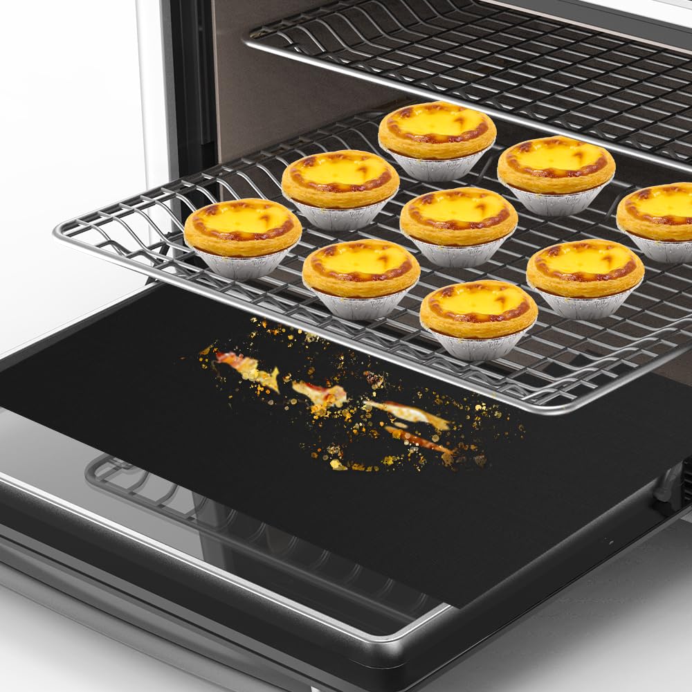 Ninja Foodi Reusable Air Fryer Liners 12x12 Inch - 3 Pack with 3 Mesh Sheets - Oven Safe Baking & Grill Liners for Ninja SP101/SP201/SP301/SP351 - Perfect for Air Frying, Roasting & Reheating in Microwave