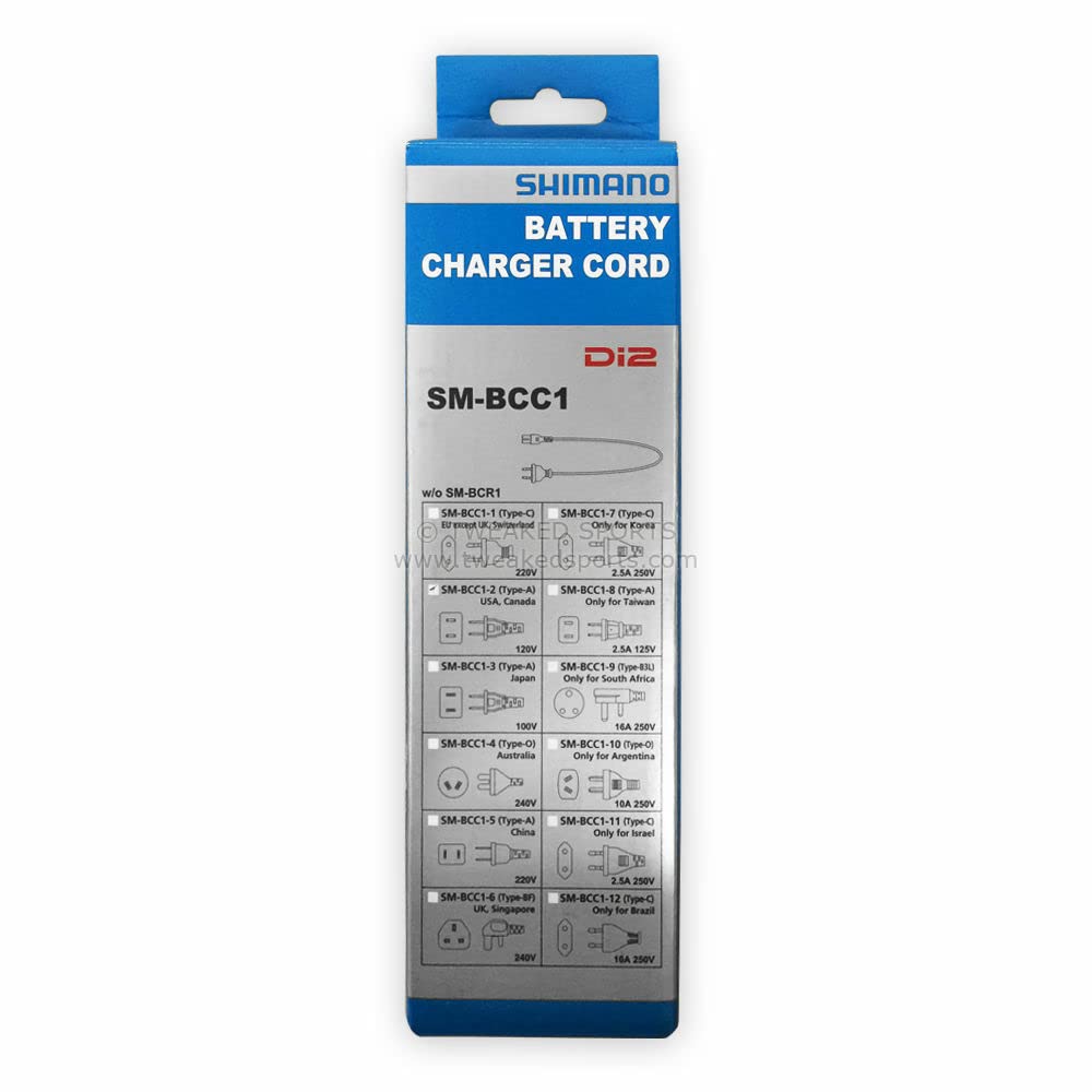 Shimano Dura-Ace Di2 Battery Charger Cable - Compatible with R9100 R9150 R9170 R9200 - Fast Charging for Road Bike Electronic Groupsets - Perfect for Cycling Training & Racing