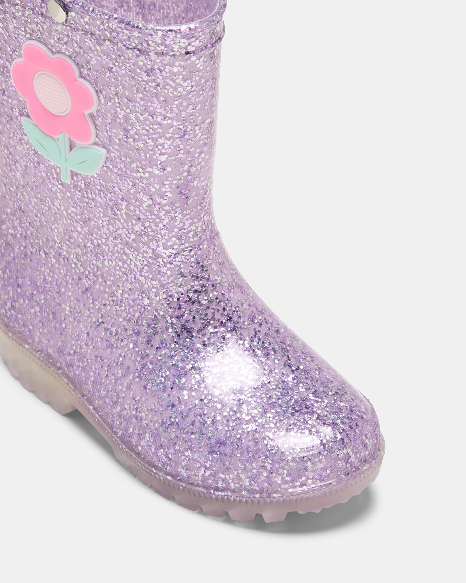 Calli Bloom Gumboot Lilac - Waterproof Rain Boots for Women, Comfortable Garden Shoes, Outdoor Walking Boots for Spring & Fall - Perfect for Gardening, Hiking, and Wet Weather