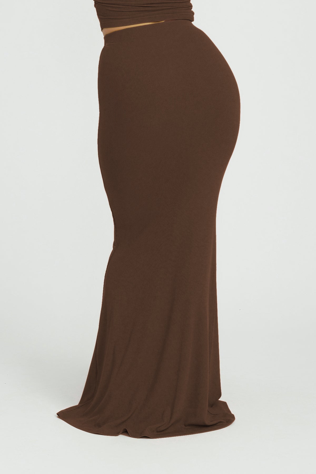 Dom Maxi Skirt in Chocolate Brown - Elegant Long Flowy Skirt for Women | Perfect for Casual Outings, Beach Vacations & Boho Fashion