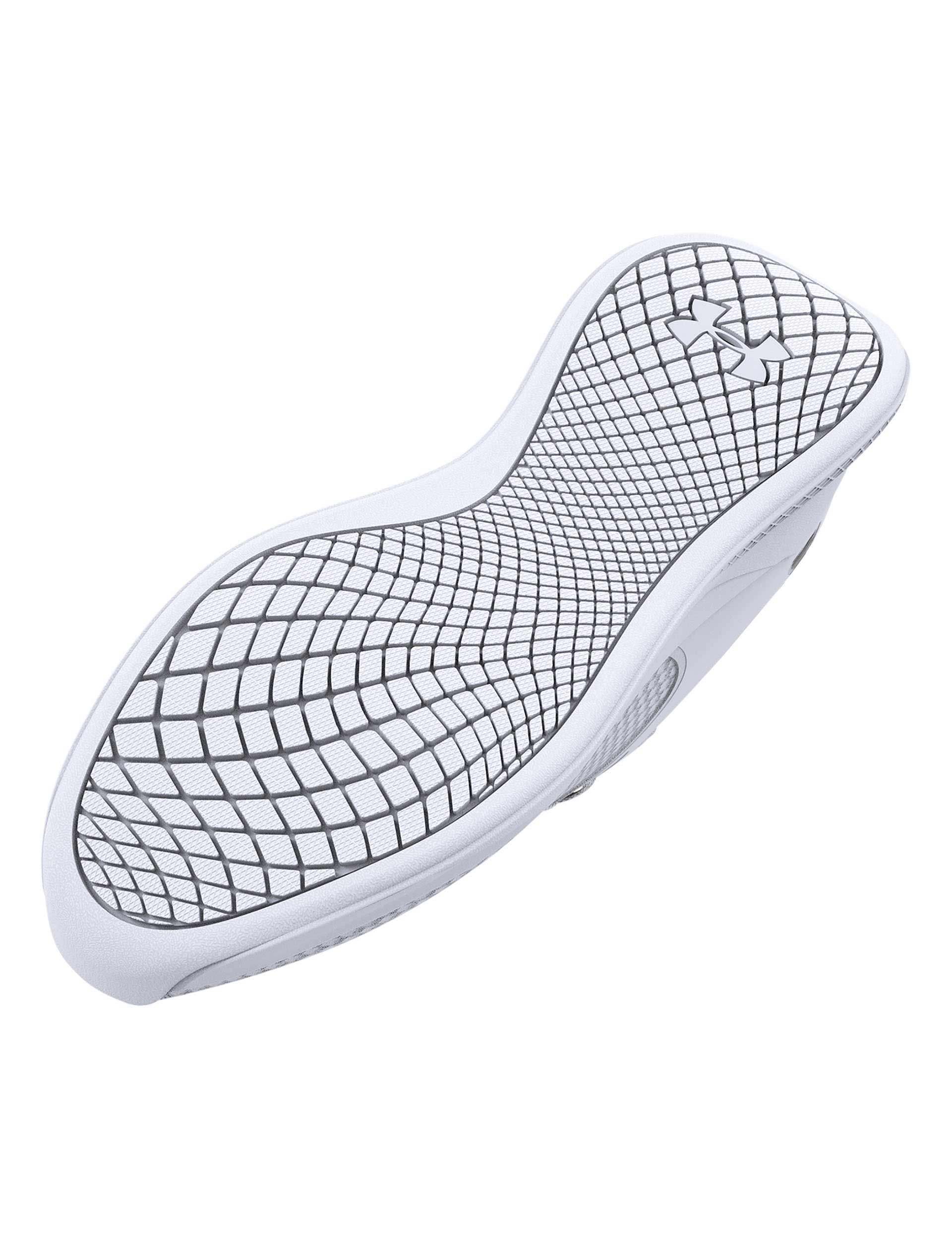Charged Aurora 2 Training Shoes for Men & Women - White/Metallic Warm Silver - Lightweight Gym Shoes for Running, Workouts & Cross Training