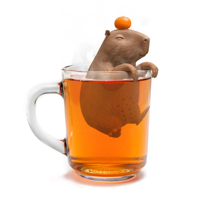 Fred Capybara Tea Infuser - Fun & Adorable Loose Leaf Tea Strainer for Tea Lovers - Perfect for Home, Office, or Gift Giving