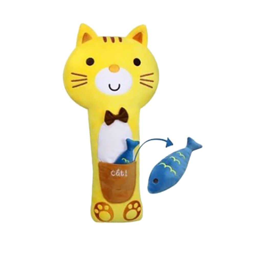 **Soft Car Seat Belt Cover with Cute Cartoon Design - Adjustable Shoulder Strap Cushion for Head & Neck Support - Comfortable Safety Belt Protector for Long Drives & Travel (Cat Theme)**    *(Perfect for Road Trips, Commuting, and Daily Comfort - Ideal for Kids & Adults!)*