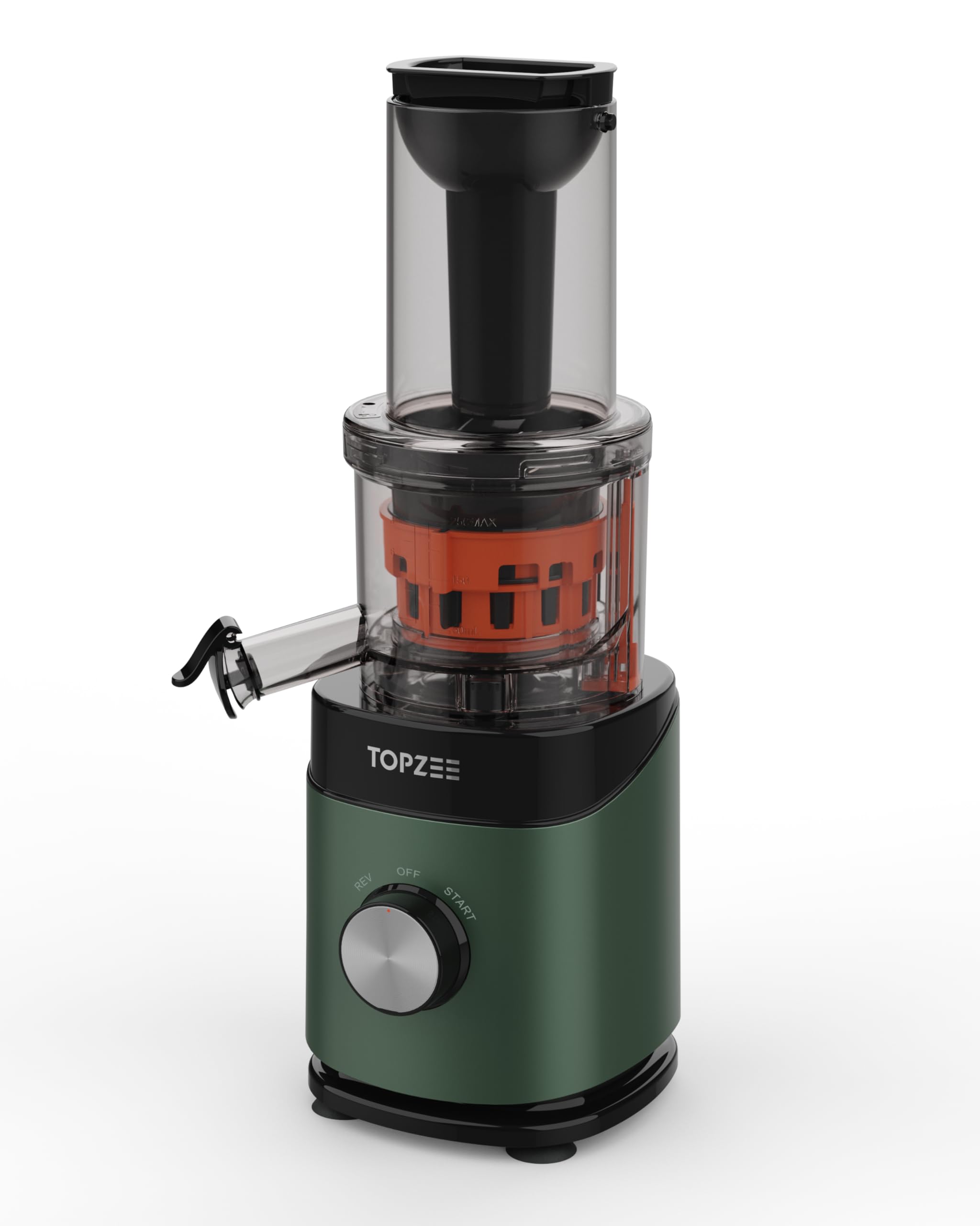 Premium Cold Press Juicer - Slow Masticating Juicer Machine with XL Feed Chute for Whole Fruits & Vegetables | High Juice Yield, Easy Clean, BPA-Free | Perfect for Healthy Juicing, Detox, and Family Nutrition