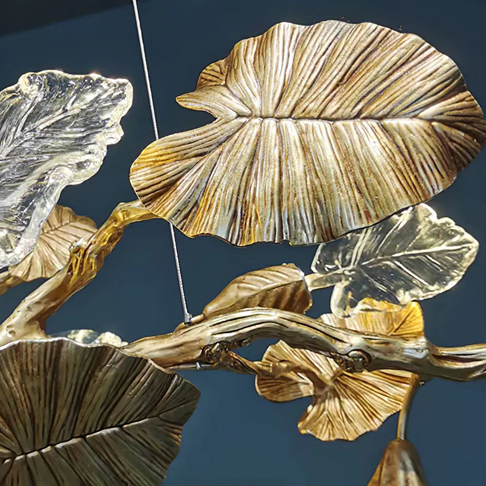 Calathea Modern Chandelier - Elegant LED Ceiling Light Fixture for Dining Room, Living Room & Bedroom | Energy Efficient Home Decor Lighting