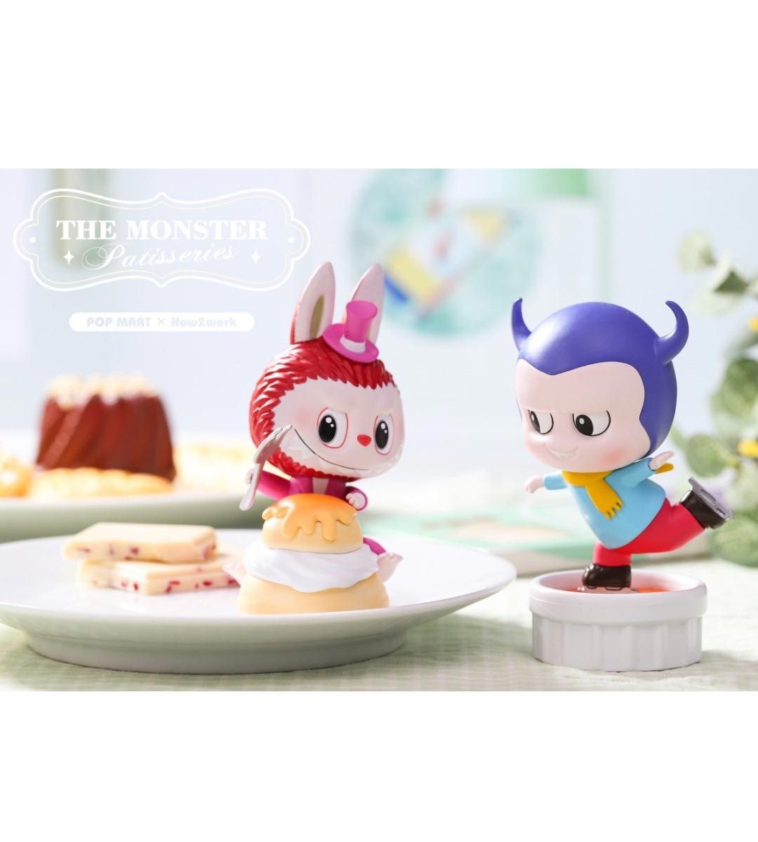 Labubu The Monsters Patisseries Series - Cute Collectible Vinyl Figures for Home Decor, Office Display & Anime Fans Gift