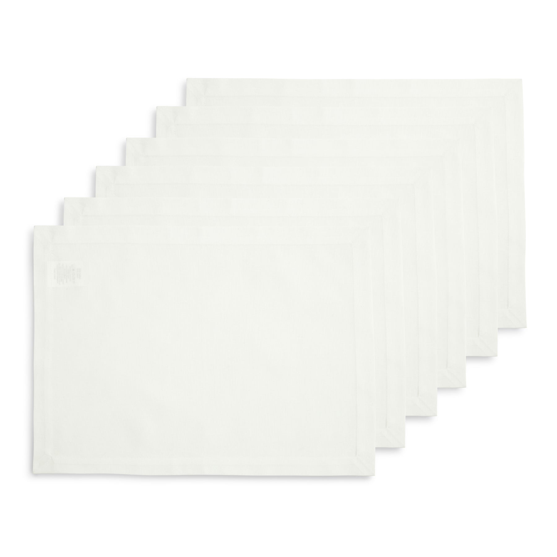 Premium Cotton Linen Placemats Set of 6 - Natural Woven Table Mats for Dining, Kitchen, and Party Decor - Eco-Friendly & Washable Table Setting Accessories