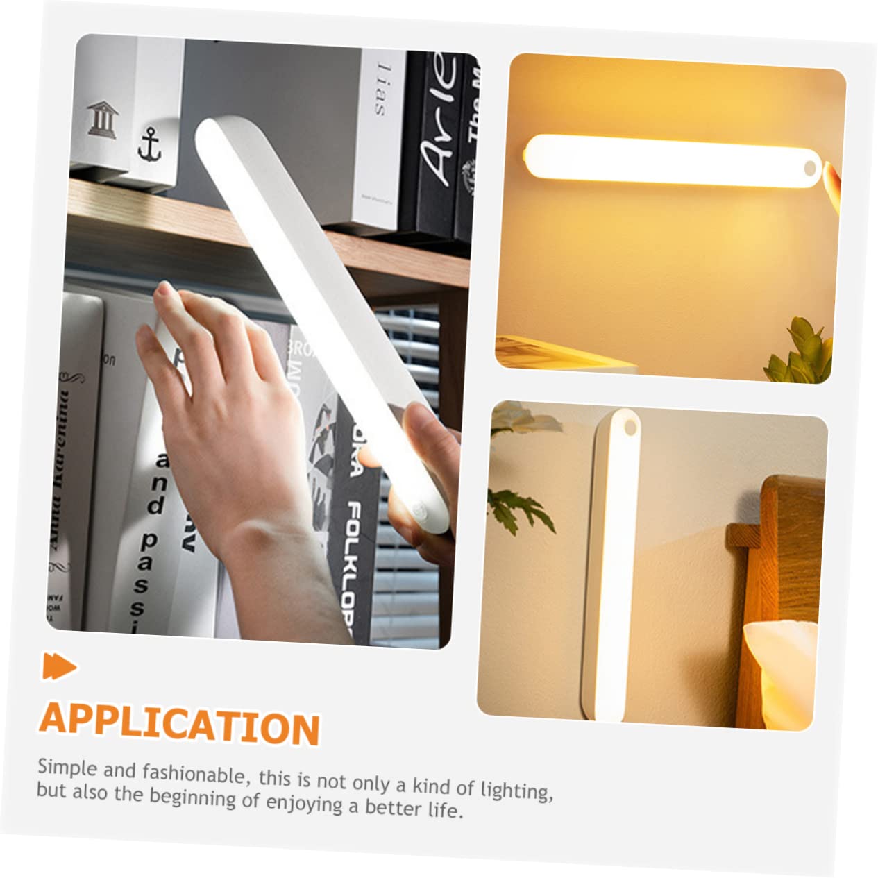 Portable USB Night Light - Rechargeable LED Bedside Lamp for Kids, Adults, Nursery, Closet, Hallway & Bathroom | Soft Glow Room Decor with Touch Control (Model T37)