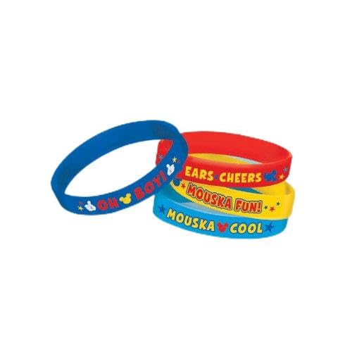 Disney Mickey Mouse & Friends Fun Colorful Bracelets for Kids - Perfect for Birthday Gifts, Party Favors, and Disney Theme Park Accessories