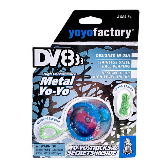 YoYoFactory DV888 Professional Unresponsive Yo-Yo for Advanced Players - Perfect for Tricks, Competitions & Performance