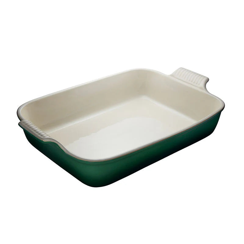 LE CREUSET Heritage 4.7L Rectangular Dish - Premium Stoneware Baking Pan for Casseroles, Roasts & Desserts | Oven, Microwave & Dishwasher Safe | Perfect for Family Dinners & Holiday Meals