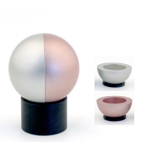 Pink Ball Shaped Travel Candle Holders for Shabbat - Portable Jewish Holiday Decor, Home & Travel Use, Gift Idea for Hanukkah & Sabbath Celebrations