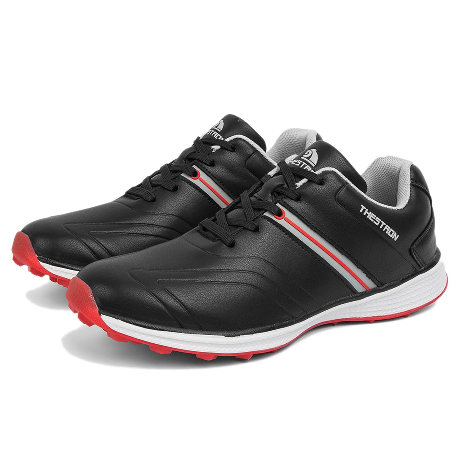 **Waterproof Men's Golf Shoes - Comfortable, Breathable Spikeless Golf Footwear with Memory Foam & Slip-Resistant Sole - Lightweight Summer Trainers for Golfing, Walking & Outdoor Sports**