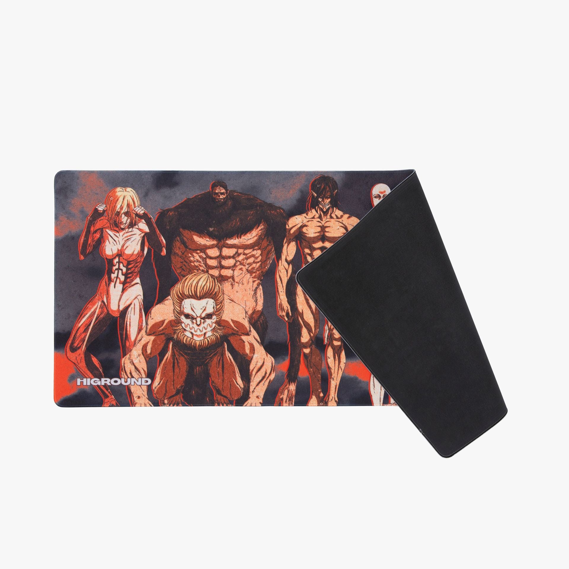 AOT2 x HG XL Gaming Mousepad - ALL TITANS Design for PC & Console Gamers - Perfect for Esports, Office & Home Use