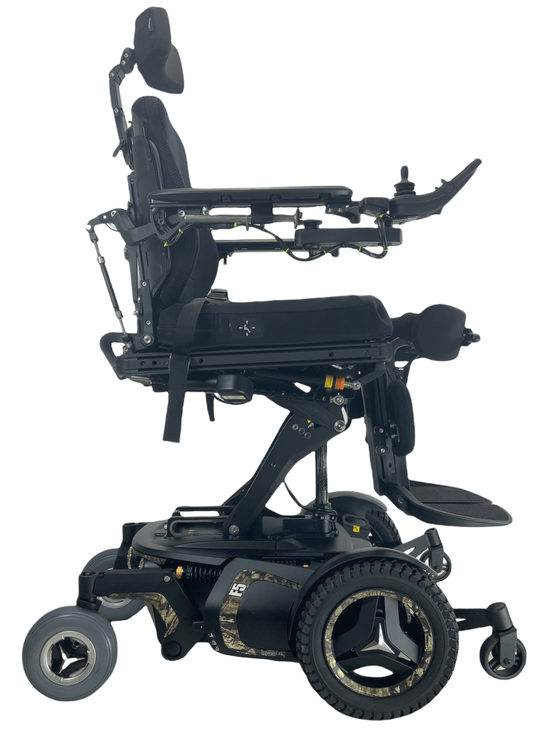 Permobil F5 VS Rehab Power Wheelchair - 19x19 Seat with Vertical Standing, Seat Elevate, Tilt & Recline | Electric Mobility Scooter for Adults & Seniors | Ideal for Home Use, Outdoor Activities & Rehabilitation Therapy