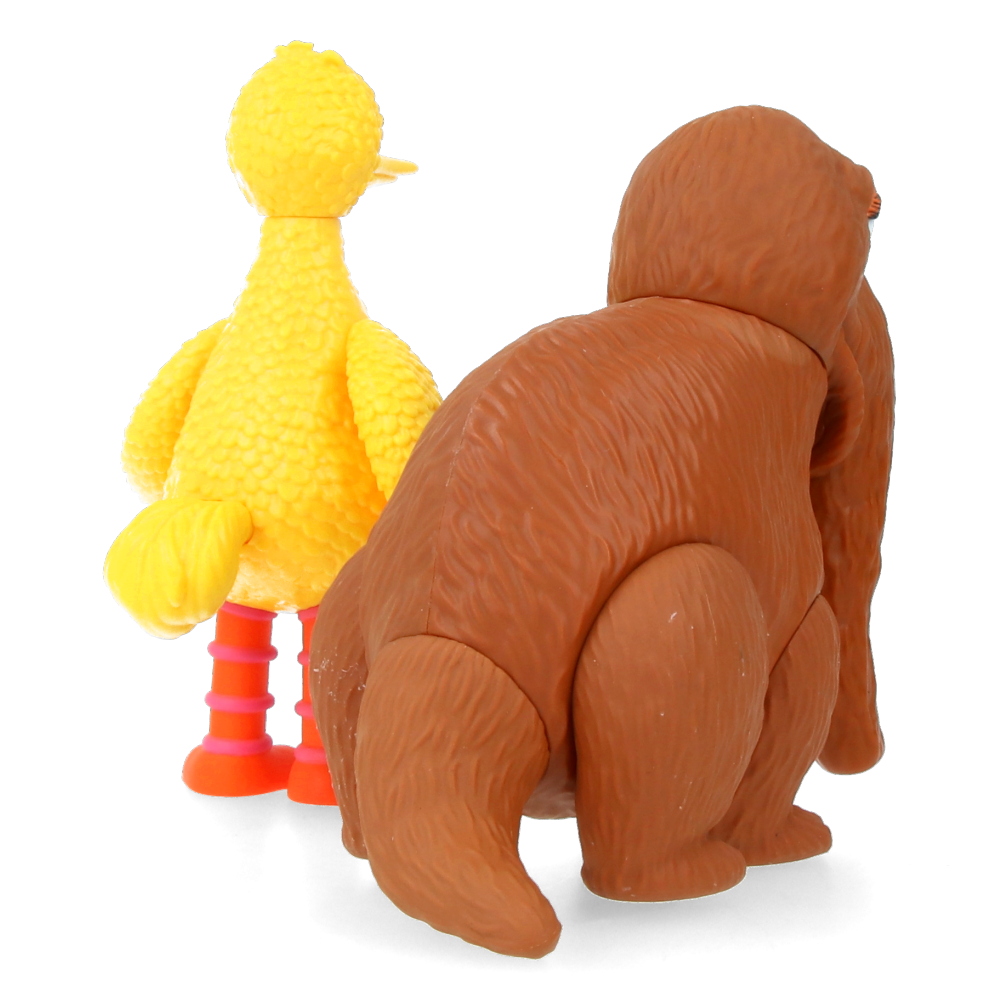Sesame Street Big Bird and Mr. Snuffleupagus Action Figure 2-Pack - Collectible Toys for Kids, Fans & Nostalgic Gift - Perfect for Playtime, Display & Sesame Street Themed Parties