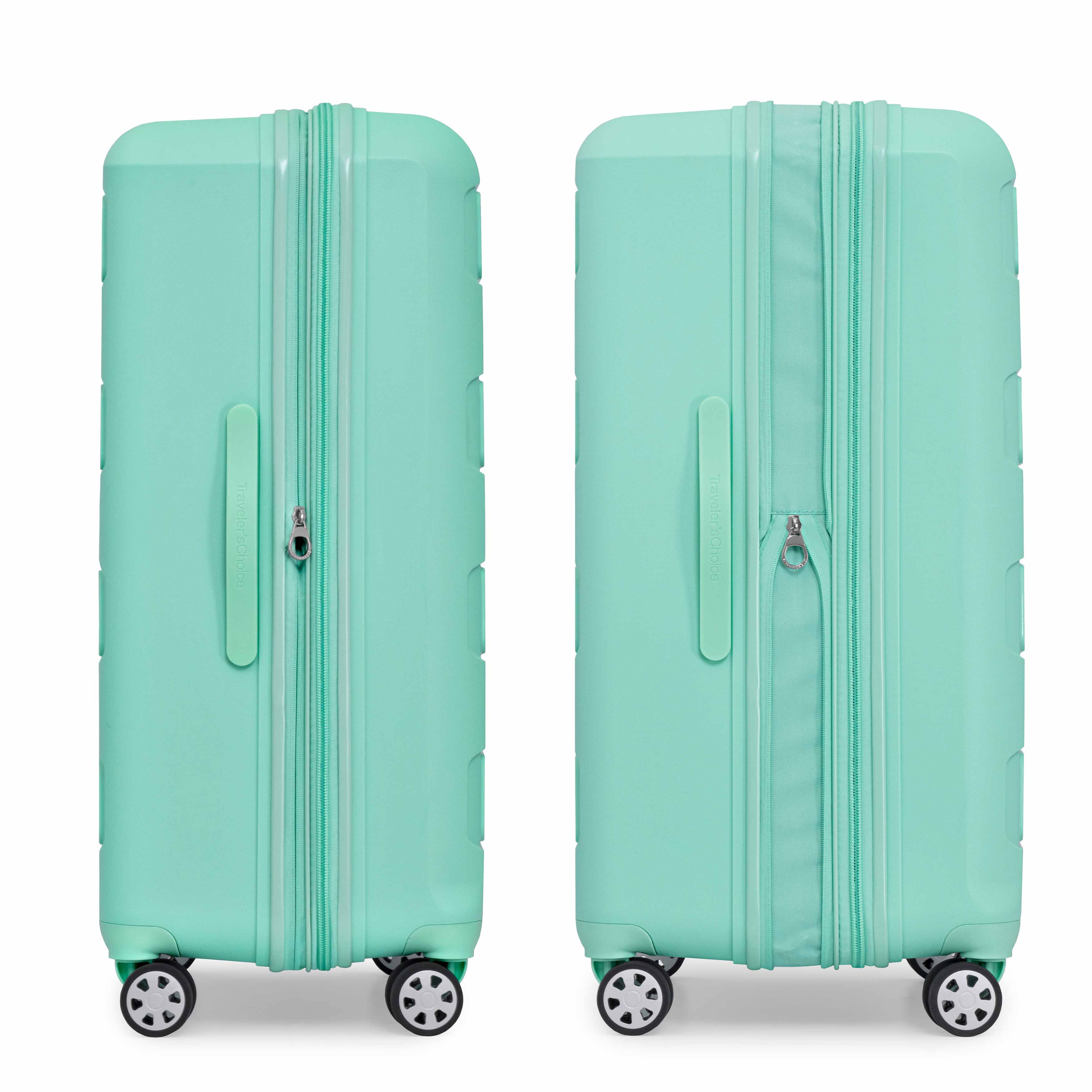 Pagosa 3 Piece Luggage Set - Lightweight Spinner Suitcase with TSA Lock - Perfect for Travel, Business Trips & Vacations