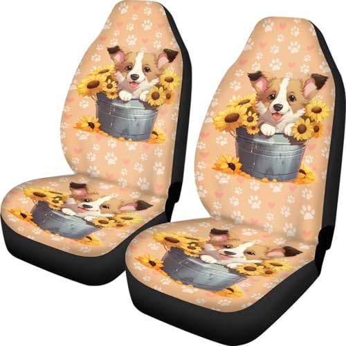 Sunflower Corgi