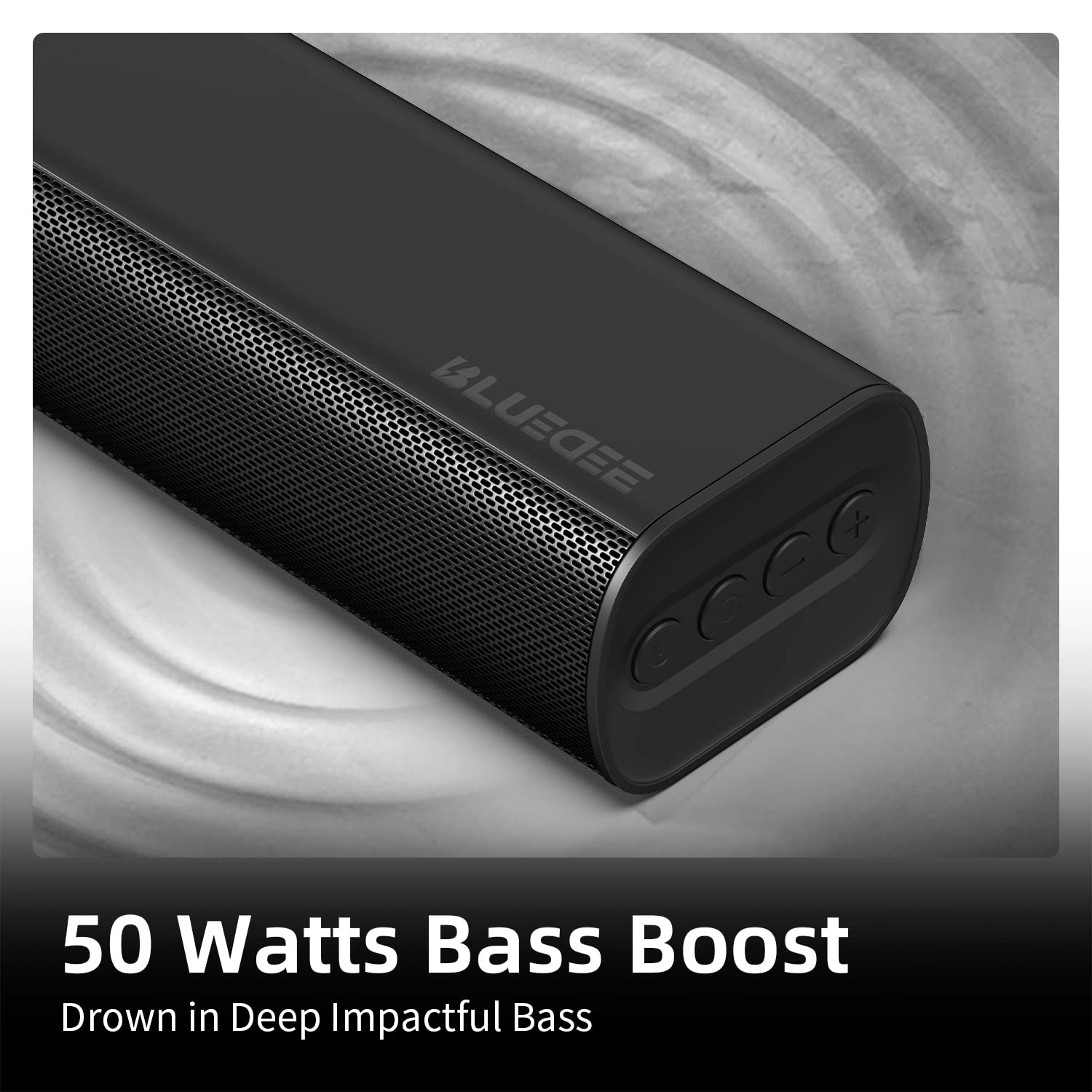 16-inch TV Sound Bar with Bluetooth, Powerful Bass & Remote Control - Wall Mountable Home Theater Speaker for Smart TVs, Computers & Gaming - Perfect for Movies, Music & Entertainment