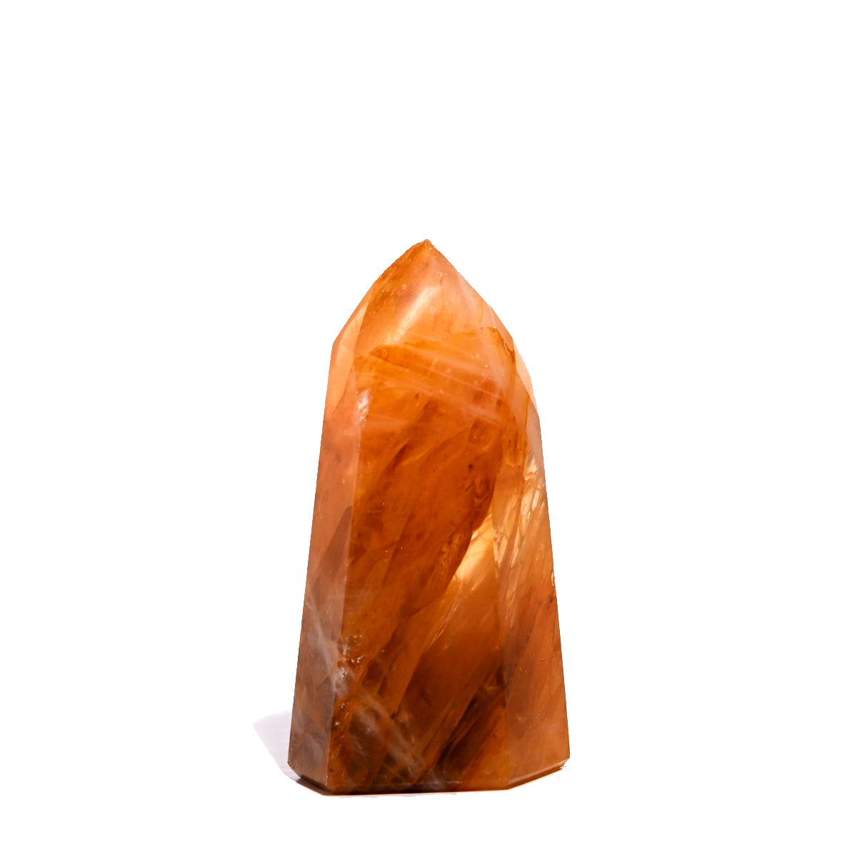 2 Inch Hematite Quartz Point - Natural Healing Crystal for Meditation, Energy Balancing & Home Decor
