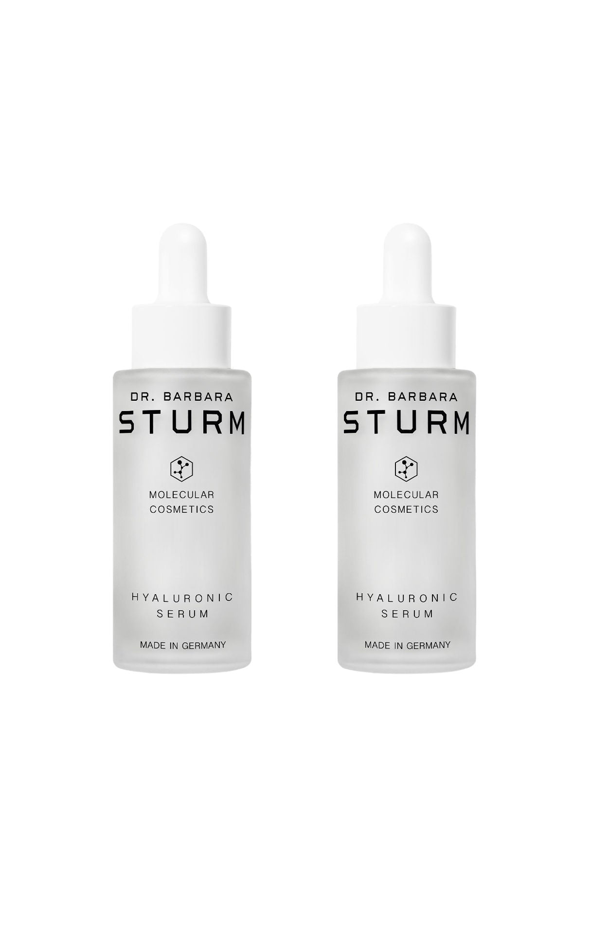 Hyaluronic Acid Serum & Moisturizer Duo Set for Hydrated, Glowing Skin - Anti-Aging Skincare Routine for Day & Night Use