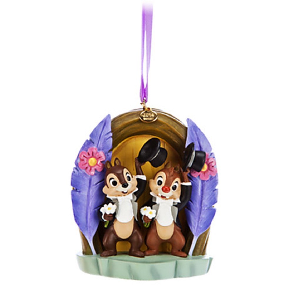 Chip 'N Dale Sketchbook Ornament - Disney Christmas Tree Decor - Two Chips and a Miss Collectible - Perfect for Holiday Gifts & Disney Fan Decorations