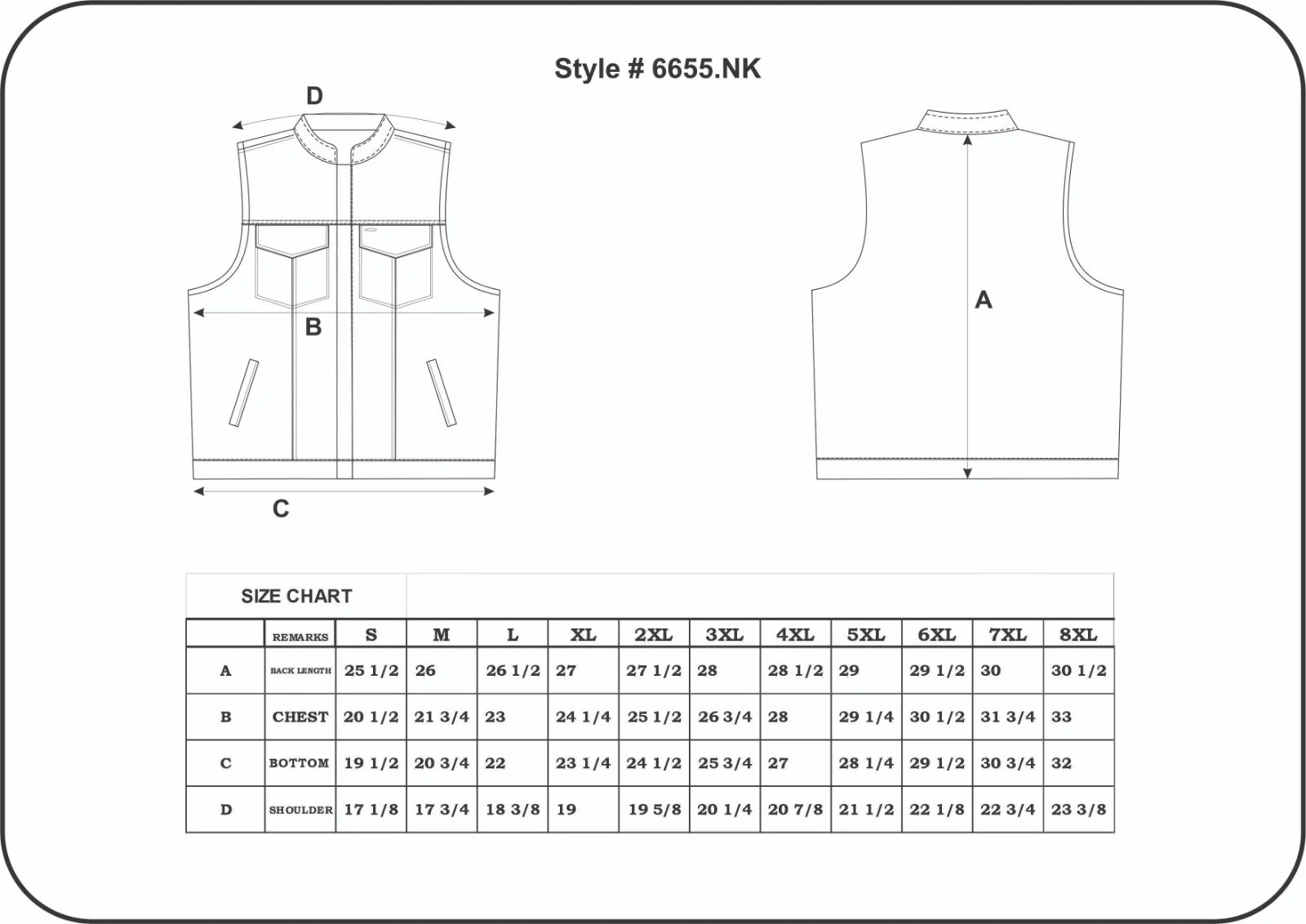 Open Road Men's Leather Club Vest - Biker Jacket for Motorcycle Riding, Casual Wear & Outdoor Adventures