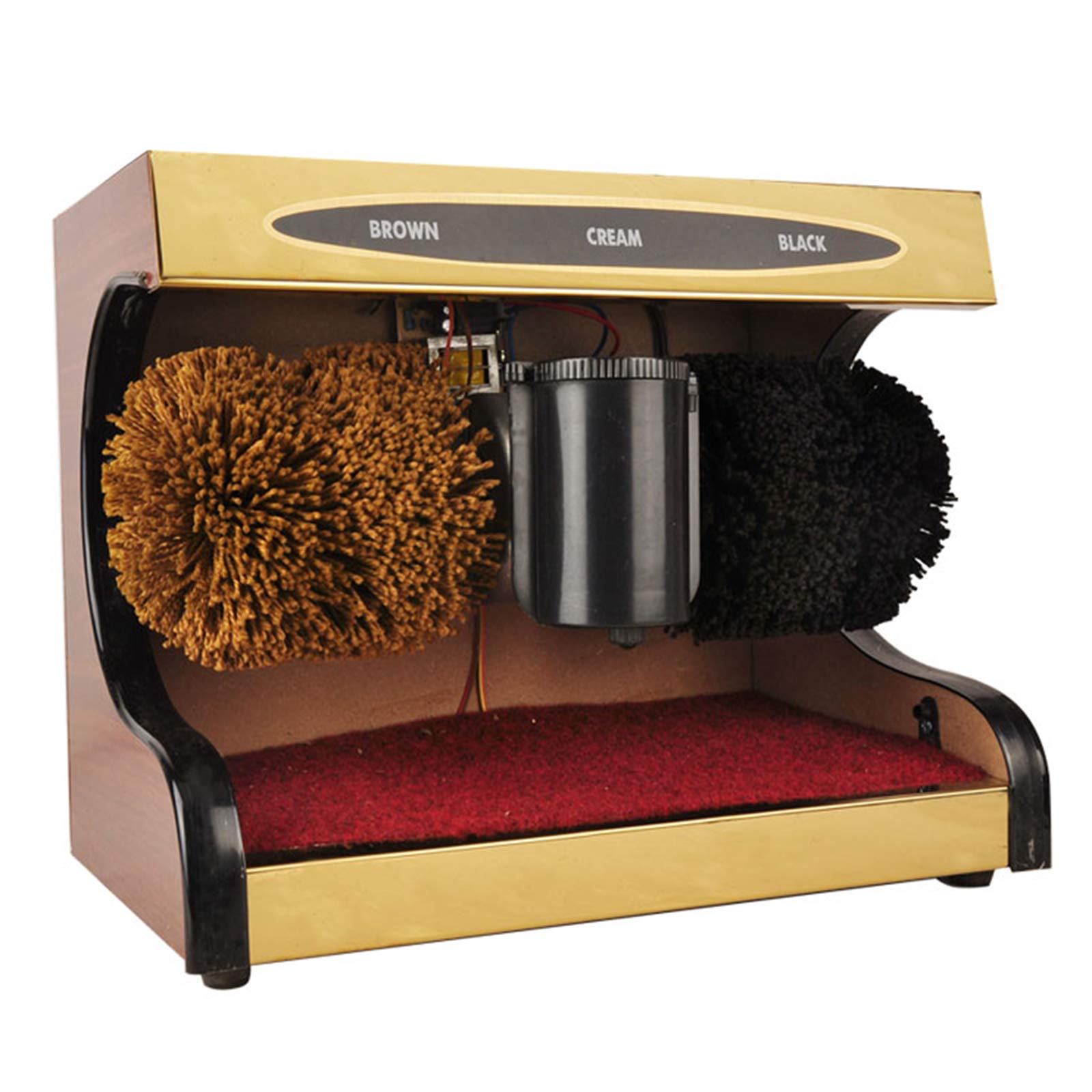 Automatic Induction Shoe Polisher Machine - Electric Shoe Cleaner & Leather Shoe Care Kit with Stainless Steel Design for Dust Removal & Polishing | Perfect for Home, Office & Travel Shoe Maintenance