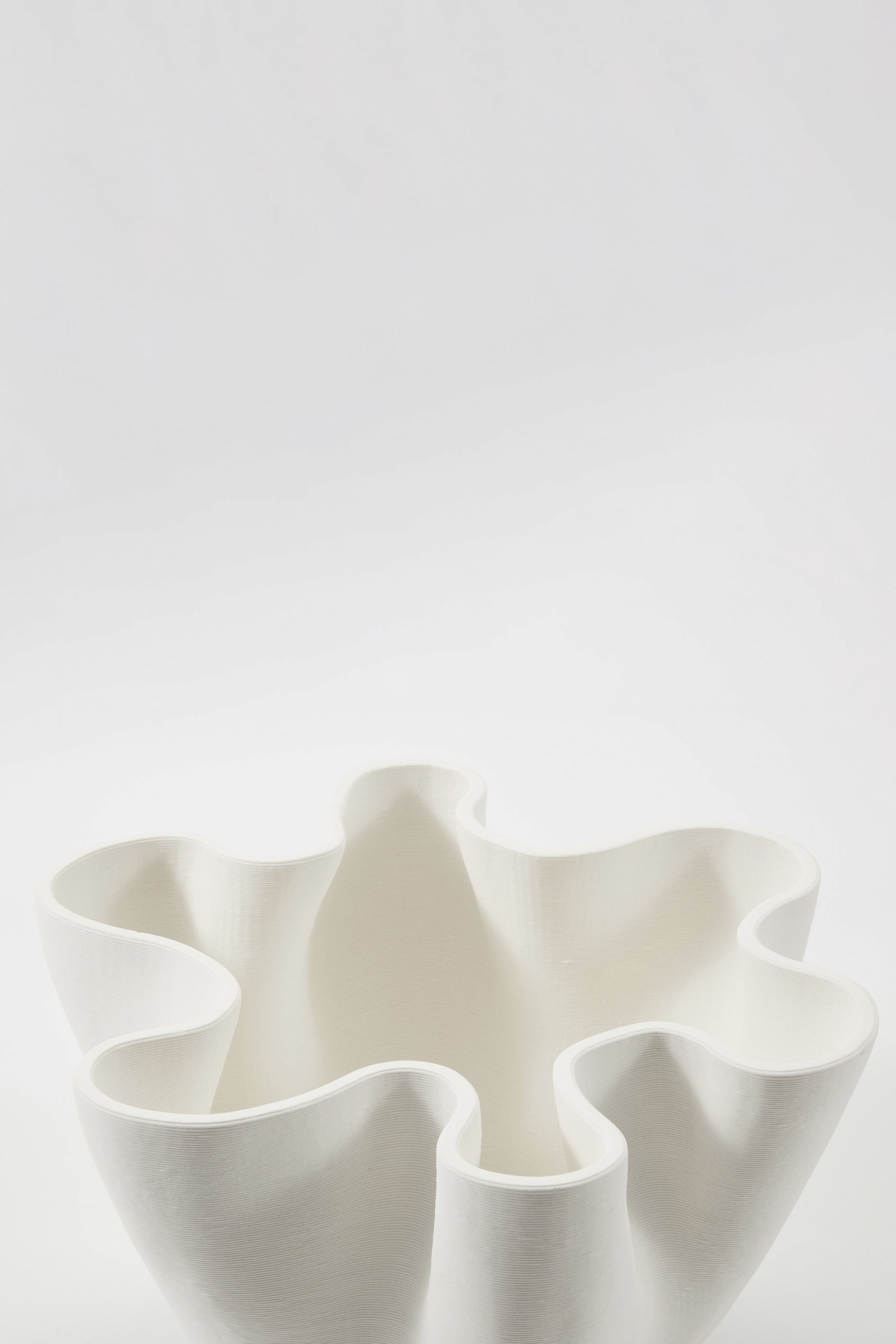 Husk BOHEME BOWL - Handcrafted Ivory Ceramic Serving Bowl for Salads, Pasta & Fruit | Perfect for Dining, Entertaining & Home Decor