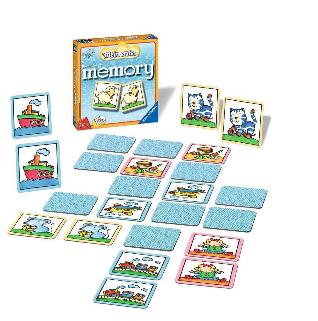 Ravensburger 21130 My First Memory Game - Fun Matching Card Game for Toddlers & Kids Ages 2+ | Educational Preschool Learning Toy for Memory Development | Perfect for Family Game Night & Early Childhood Education