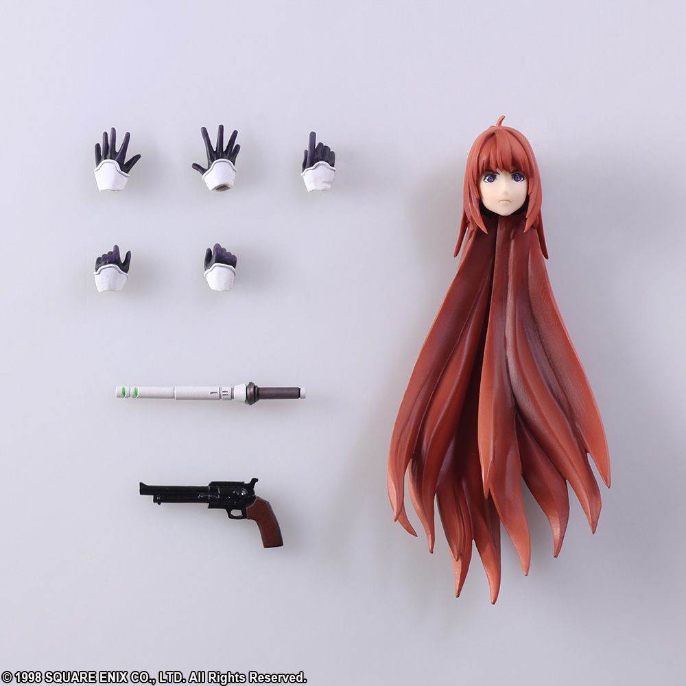 Bring Arts Xenogears Elhayym Van Houten Action Figure - Square Enix Collectible Anime Model for Display & Gaming Fans - Perfect for Shelf Decoration, Anime Conventions & RPG Game Collections